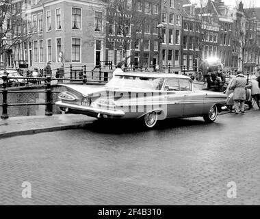 Films pour le film 'Le collier de diamants'. Nicole Karin Date Avril 10, 1963 Lieu Amsterdam, Noord-Holland Banque D'Images