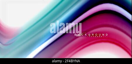 Rainbow fluide couleurs abstrait fond Twisted liquide design, marbre coloré ou plastique texture ondulée toile de fond, modèle multicolore pour la présentation d'affaires ou de technologie ou de brochure web présentation de couverture, papier peint. Rainbow fluide couleurs abstrait fond Twisted liquide design, marbre coloré ou plastique texture ondulée toile de fond, modèle multicolore pour la présentation d'affaires ou de technologie ou de brochure web présentation de couverture, papier peint. Illustration vectorielle Illustration de Vecteur