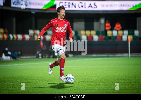 Silkeborg, Danemark. 19 mars 2021. Rasmus Carstensen (2) de Silkeborg S'IL est vu pendant le match de NordicBet Liga entre Silkeborg IF et Fremad Amager au parc JYSK à Silkeborg. (Crédit photo : Gonzales photo/Alamy Live News Banque D'Images