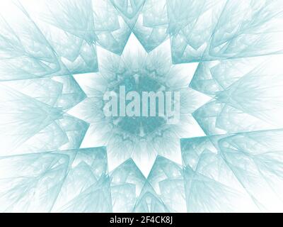 Série de particules élémentaires. Interaction des formes fractales abstraites sur le sujet de la physique nucléaire. La collision des particules élémentaires. Banque D'Images
