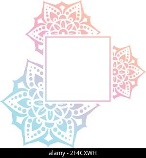 Mandala. Figure circulaire représentant l'univers en hindou et bouddhiste. Illustration de Vecteur