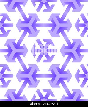 Motif géométrique abstrait sans couture avec flèches violettes. Arrière-plan vectoriel moderne Illustration de Vecteur