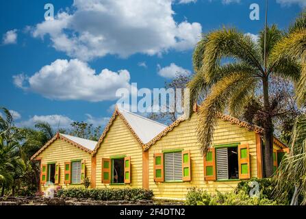 Caribelle Batik au Romney Manor sur St Kitts Banque D'Images