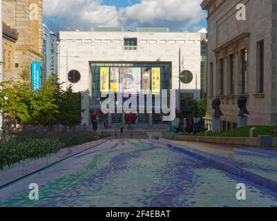 Musée des beaux-arts de Montréal, pavillon Jean-Noël Desmarais. Québec, Canada Banque D'Images