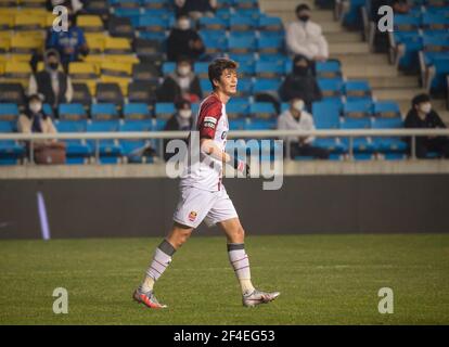 Séoul, Corée du Sud. 13 mars 2021. Ki Sung-Yueng (FC Séoul), 13 mars 2021 - football : 4e manche du match de football de la Ligue 1 2021 K entre Incheon United FC 0:1 FC Séoul au stade de football d'Incheon à Incheon, à l'ouest de Séoul, en Corée du Sud. Credit: Lee Jae-won/AFLO/Alay Live News Banque D'Images