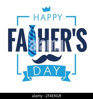 Fête des Pères heureux calligraphie citation bannière légère. Arrière-plan de lettrage de vecteur de jour de père heureux. Papa mon roi illustration Illustration de Vecteur