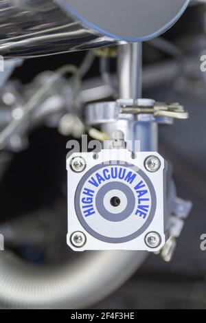 technologie de vanne à vide élevé chambre à vide scientifique dans la recherche et Laboratoire de développement Banque D'Images