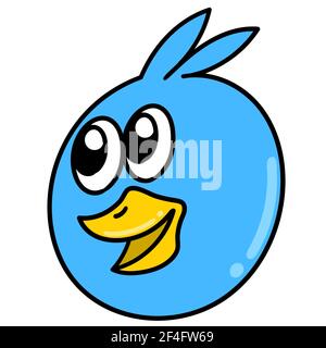 canard souriant Illustration de Vecteur