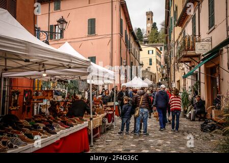 Italie Emilia Romagna - Santarcangelo di Romagna Fiera di San Martino - support Banque D'Images