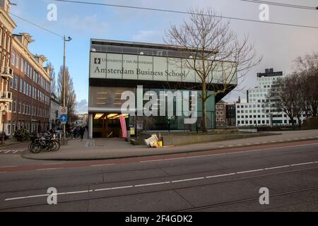 Amsterdam Business School à Amsterdam, pays-Bas 11-2-2020 Banque D'Images