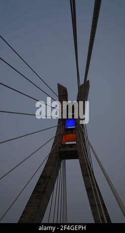 Pont de liaison Lekki - Ikoyi Banque D'Images