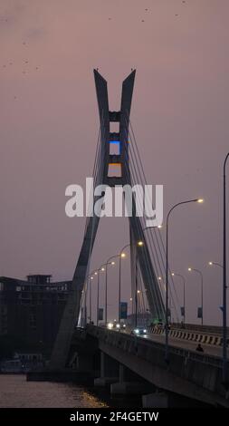 Pont de liaison Lekki - Ikoyi Banque D'Images