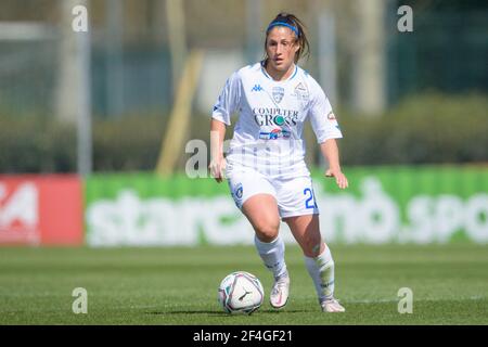 Lugano, Suisse. 21 mars 2021. Marta Morreale (#29 Empoli) lors du match de la Super League suisse entre le FC Lugano et le FC Bâle au stade Cornaredo à Lugano, Suisse Credit: SPP Sport Press photo. /Alamy Live News Banque D'Images