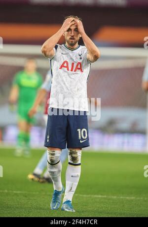 Villa Park, Birmingham, 21 mars 2021 Harry Kane de Tottenham lors de leur match de Premier League contre Aston Villa crédit photo : © Mark pain / Alamy Live News Banque D'Images