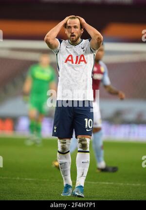 Villa Park, Birmingham, 21 mars 2021 Harry Kane de Tottenham lors de leur match de Premier League contre Aston Villa crédit photo : © Mark pain / Alamy Live News Banque D'Images