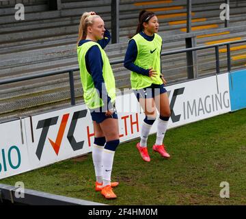 Barnett, Royaume-Uni. 21 mars 2021. EDGWARE, ANGLETERRE - MARS 21: Cho SO-Hyun de Tottenham Hotspur Women (sur prêt de West Ham United) pendant FA Women's Spur League betweenTottenham Hotspur et Bristol City au stade de Hive, Edgware, Royaume-Uni le 21 mars 2021 crédit: Action Foto Sport/Alay Live News Banque D'Images