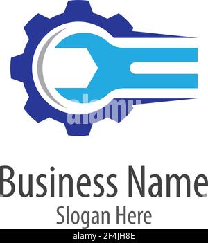 Illustration vectorielle du logo de mécanicien Illustration de Vecteur