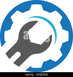 Illustration vectorielle du logo de mécanicien Illustration de Vecteur