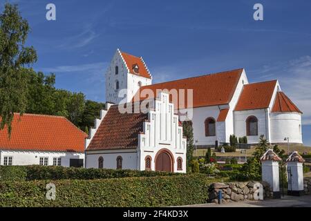 Géographie / Voyage, Danemark, Syddanmark, isle Langeland, Eglise de Lindel, isle Langeland, Sydanmar, droits-supplémentaires-autorisation-Info-non-disponible Banque D'Images