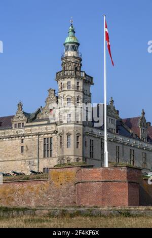 Géographie / Voyage, Danemark, Sjaelland, Helsingor, phare dans le château de Kronborg fente à Helsingor, Additional-Rights-Clearance-Info-not-available Banque D'Images