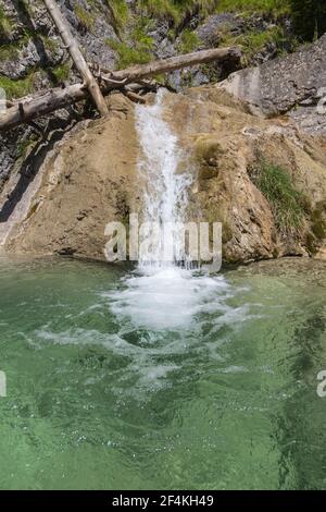 Géographie / voyage, Allemagne, Bavière, Bayrischzell, cascade des Legerwaldgraben, Bayrischzell, supérieur, droits-supplémentaires-autorisation-Info-non-disponible Banque D'Images