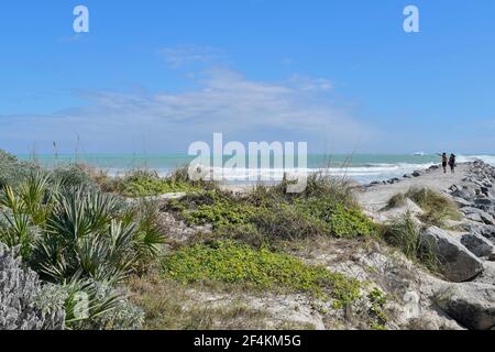 Miami Beach, South Pointe Park Pier, FL, États-Unis Banque D'Images