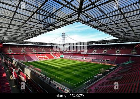 Vue d'ensemble du stade Rhein Energie Stadion Cologne, Rhénanie-du-Nord-Westfalia, Allemagne Banque D'Images