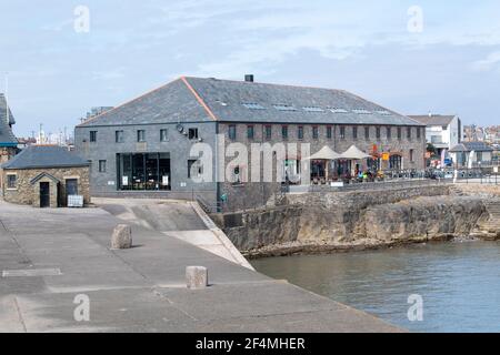 Bâtiment Jennings Porthcawl Marina Porthcawl Banque D'Images