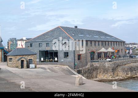 Bâtiment Jennings Porthcawl Marina Porthcawl Banque D'Images