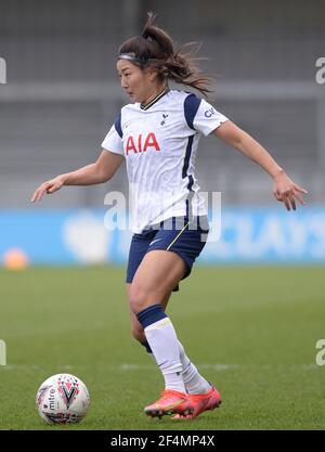 EDGWARE, ANGLETERRE - MARS 21: Cho SO-Hyun de Tottenham Hotspur femmes (en prêt de West Ham United) pendant FA Women's Spur League betweenTottenham Hot Banque D'Images