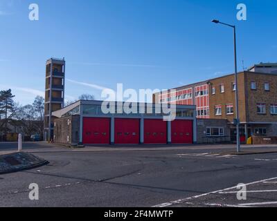 Ayr Community Fire Station, Scottish Fire and Rescue Service, Ayr, Scotland, Royaume-Uni Banque D'Images