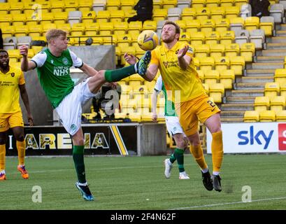 Scottish Premiership - Livingston / Hibernian Tony Macaroni Arena, Livingston, West Lothian. ROYAUME-UNI. 20/03/2021 Livingston accueille Hibernian dans le Banque D'Images