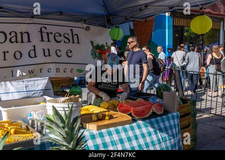 Toronto, Dundas Street West Festival, Canada-3 juin 2017 Banque D'Images