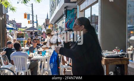 Toronto, Dundas Street West Festival, Canada-3 juin 2017 Banque D'Images