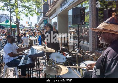 Toronto, Dundas Street West Festival, Canada-3 juin 2017 Banque D'Images