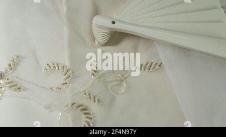 motif robe de mariage rêvant Banque D'Images