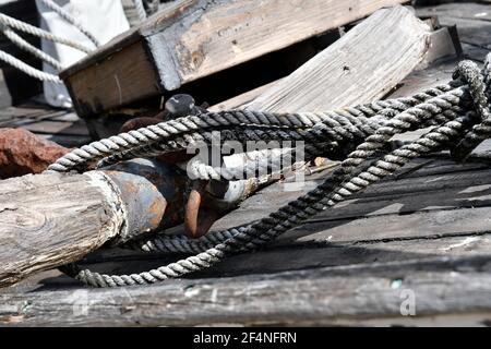 Key West, Floride, États-Unis, Wreckers Sloop Mary Banque D'Images