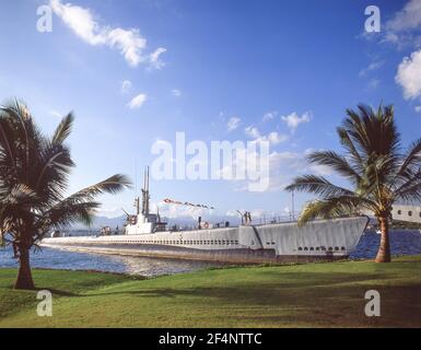 Le USS Arizona Memorial Vistor Center, Pearl Harbor, Honolulu, Oahu, Hawaii, United States of America Banque D'Images