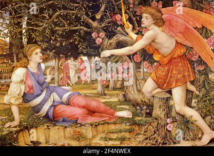 John Roddam Spencer Stanhope - Love Maiden 1877 Banque D'Images