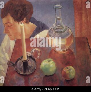 Kuzma Petrov-Vodkin - Still Life 1918 Banque D'Images