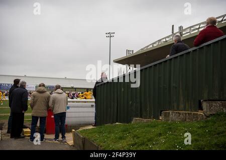 Woking 3 Torquay United 3, 06/04/2019. Stade Kingfield, Ligue nationale du Sud. Photo de Simon Gill. Banque D'Images