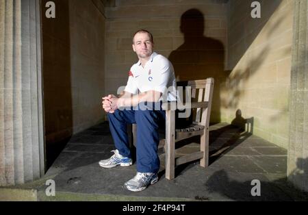 Steve Borthwick de BATH ET d'angleterre. 30/1/2008 PHOTO DAVID ASHDOWN Banque D'Images