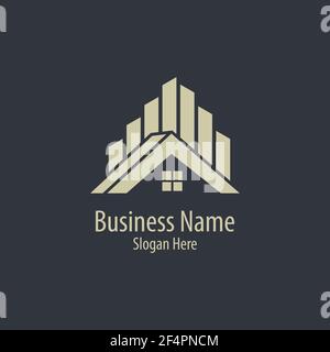 Images du logo immobilier Illustration de Vecteur