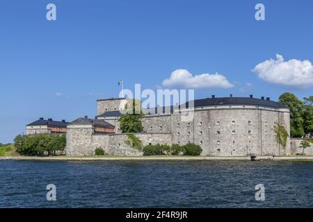 Géographie / Voyage, Suède, Stockholm laen, Vaxholm, fortification château à Vaxholm, de Stockholm ske, Additional-Rights-Clearance-Info-not-available Banque D'Images