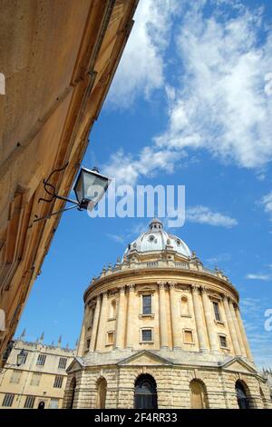 La caméra Radcliffe, Université d'Oxford. Architecte: James Gibbs, style néo-classique. Abrite la bibliothèque Bodléienne Banque D'Images