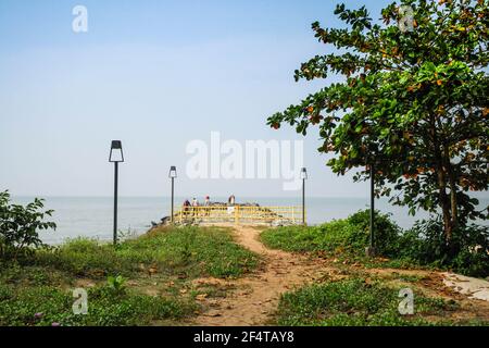 kappad plage calicut Banque D'Images