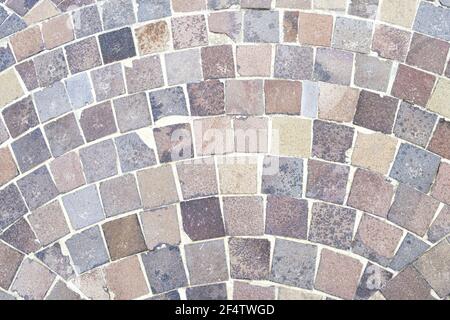 Сolored dalle de pavage, texture d'arrière-plan. Banque D'Images