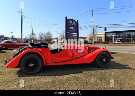 1964 Morgan 4/4 série V long Island New York Banque D'Images