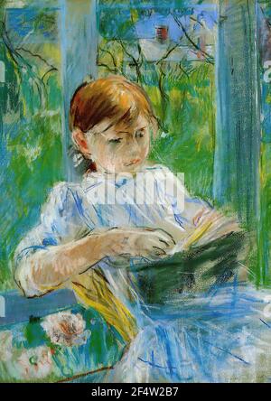 Berthe Morisot - Artiste Peintre S fille Julie Manet Gorey 1886 Banque D'Images