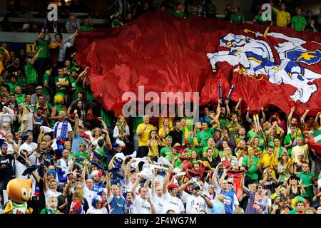 BASKETBALL - EUROBASKET MEN 2011 - LITUANIE - TOUR 2 - VILNIUS - LITUANIE V FRANCE - 09/09/2011 - PHOTO : JEAN FRANÇOIS MOLLIERE / DPPI - FANS Banque D'Images